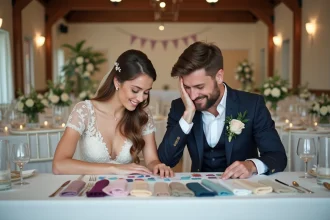 Palette de couleurs pour une décoration de mariage harmonieuse