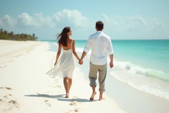 Jeunes mariés découvrant des destinations de voyage de noces originales