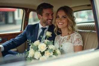Combi rétro élégant pour un mariage inoubliable