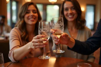 Verres gravés personnalisés pour des événements mémorables et élégants