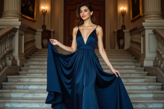 Robe élégante de mariage mettant en avant style et confort