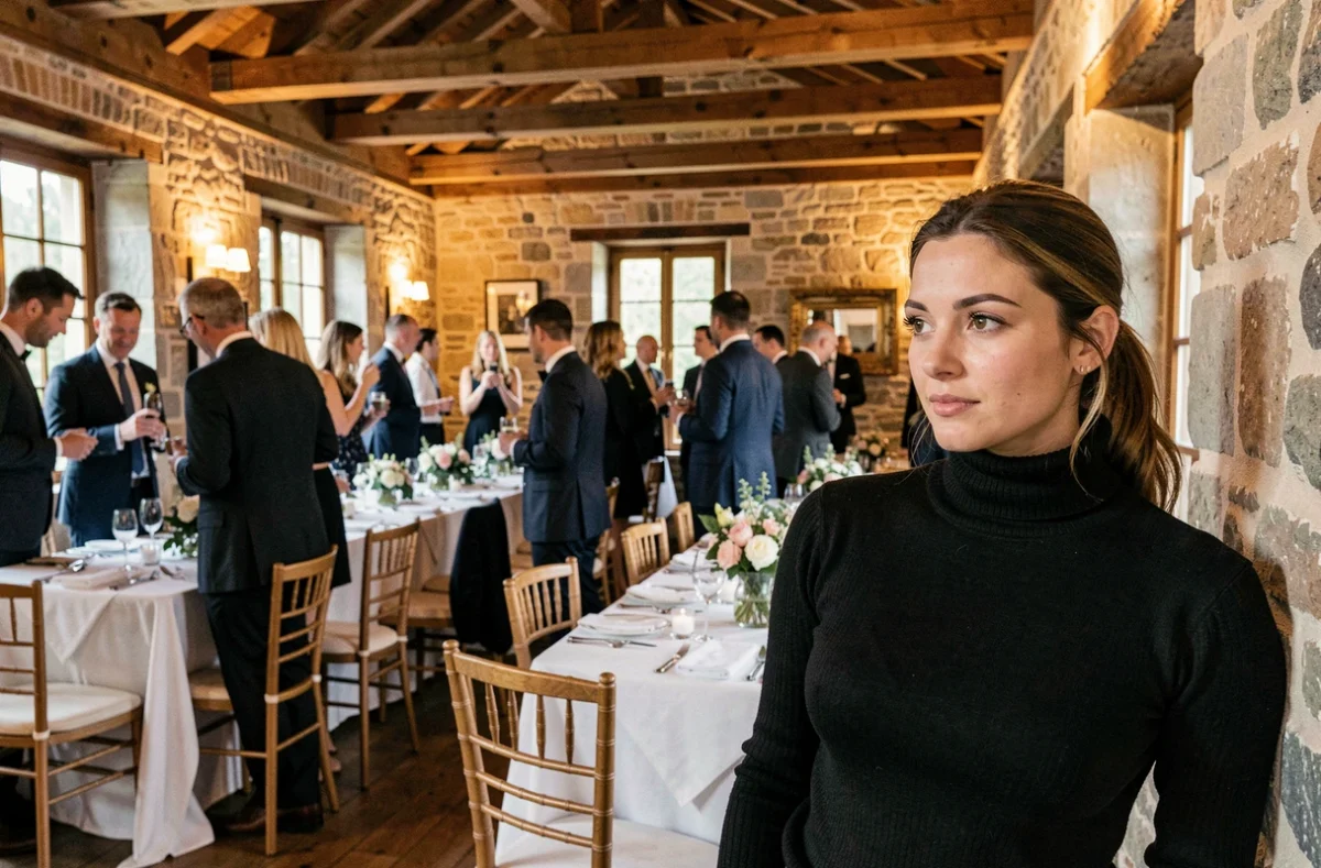 Photographe événementielle capturant une réception intérieure dans un manoir de la région de Châteauneuf-sur-Loire